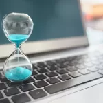 A time tracker on a laptop keyword showing why you should drop selenium