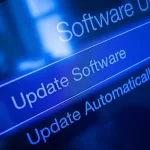 Picture of an update of software