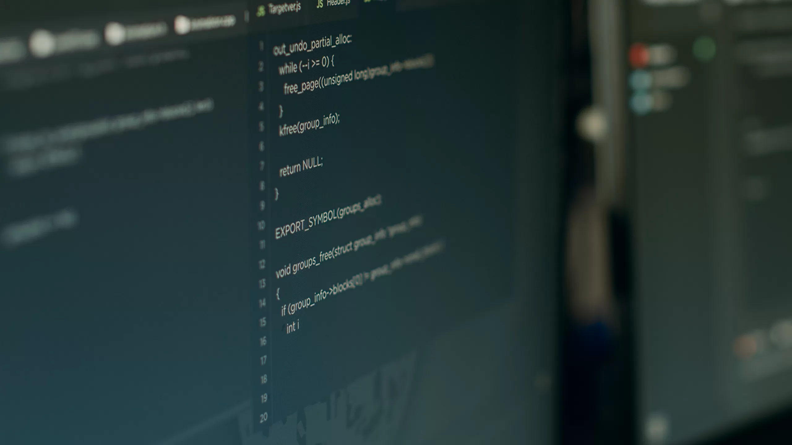 A screen with codes representing test performance